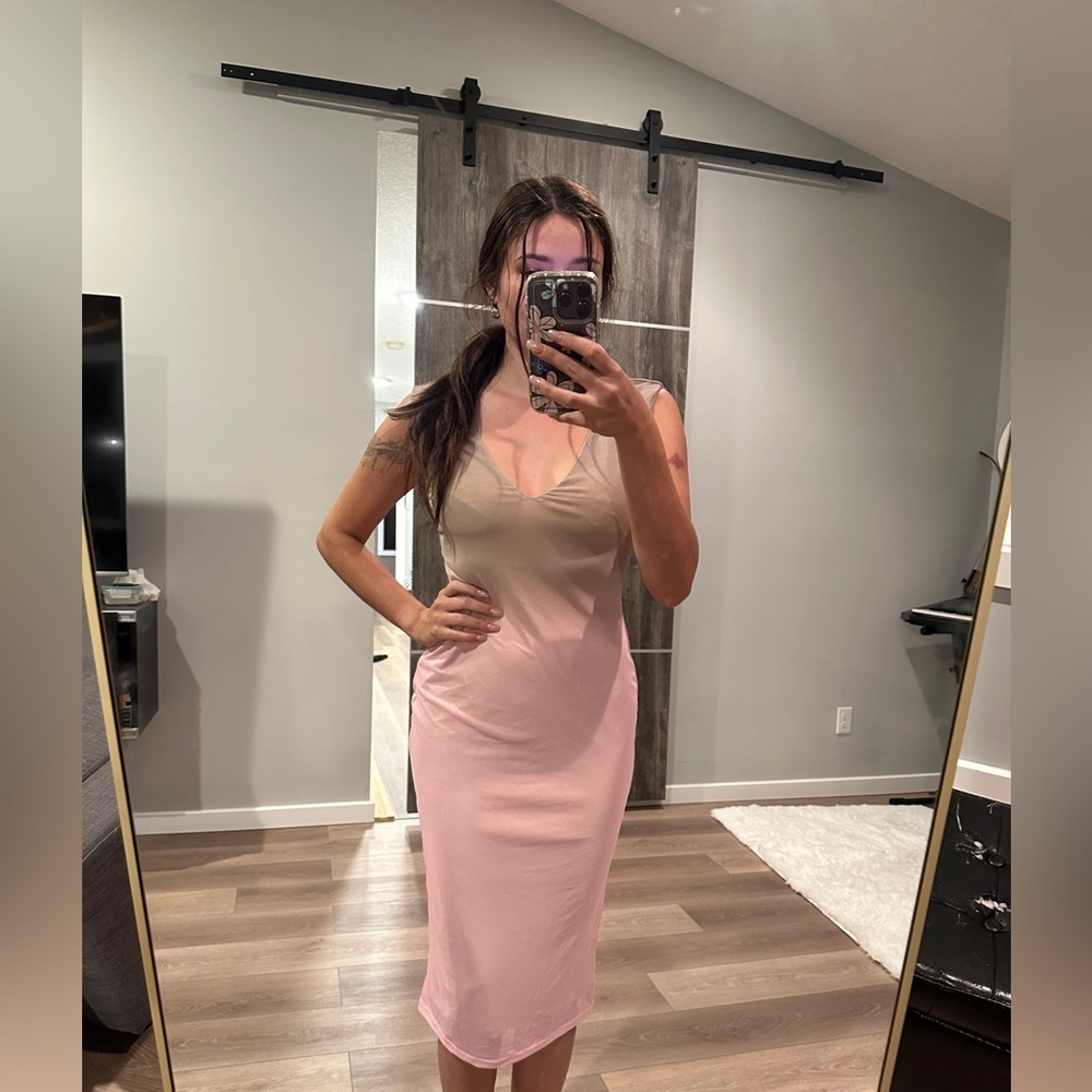 Revolve AFRM two tone midi dress| size small